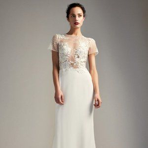 Tadashi Shoji Tanya Wedding Dress NWT (Size 8)